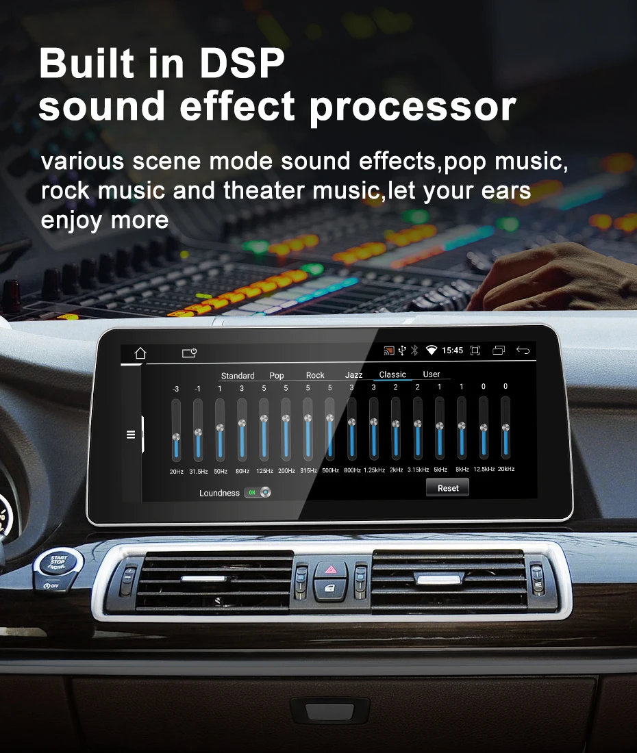 New ID6 ID7 ID8 UI 12.3inc Android14 System Wireless Carplay AUTO For BMW 5Serie