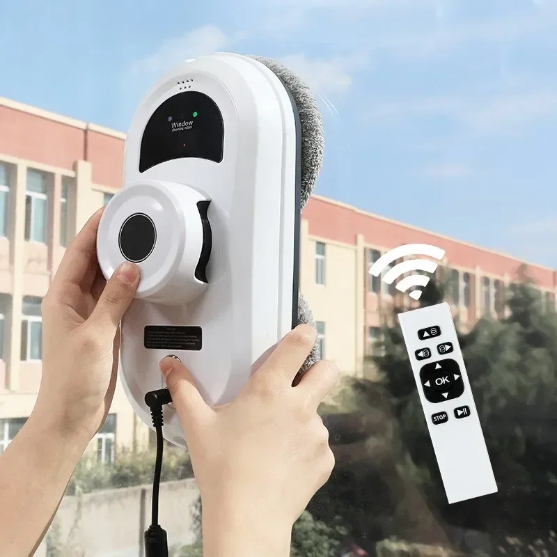 Automatic Window Cleaner Robot Vacuum Cleaning Remote Control For Home Cleaning Anti-Fall Electric Windows Washer Glass Cleaner 4