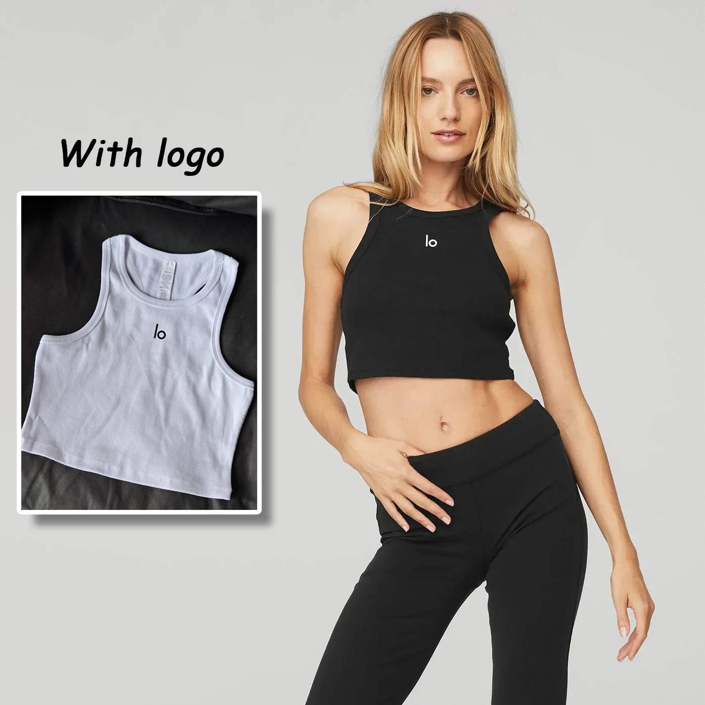 

LO Yoga Vest Sports Shock-proof Anti-sagging Yoga Bra Fitness Running Sports Underwear workout tops Sleeveless shirt for women