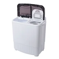 XPB35-ZK35 14.3(7.7 6.6)lbs Semi-automatic Gray Cover Washing Machine 1