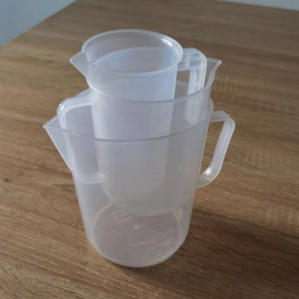 PC measuring cup Milk tea special measuring cup Plastic graduated Measuring Laboratory equipment 1000ml 500ml 250ml Mix