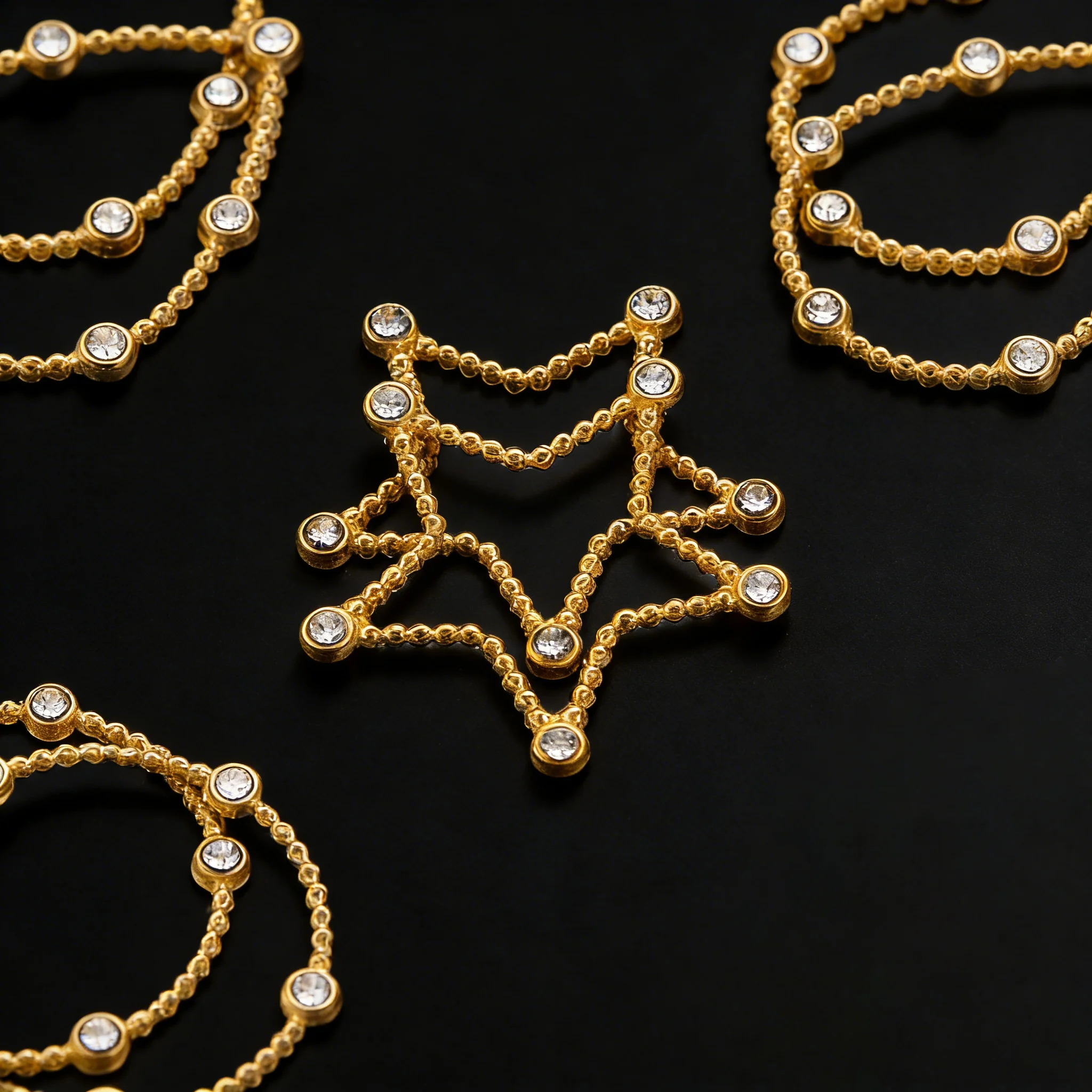 2 Stück 304 Edelstahl Gold Herz Runde Ohrringe Bastelzubehör Lünettenanhänger für DIY Halsketten Schmuckherstellung Bastelbedarf – Detail 5