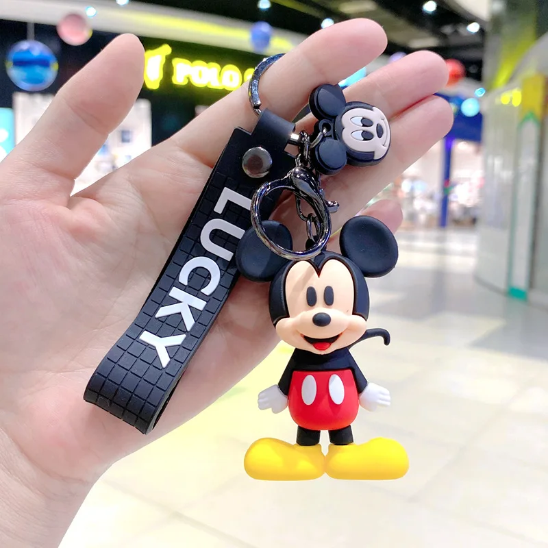 Disney Mickey Mouse Face Keychain - Mickey Keyring 