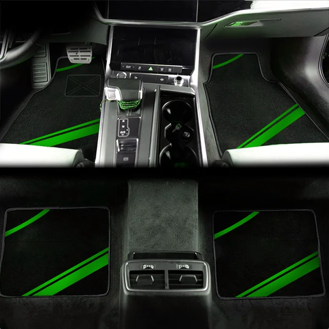 4pcs Car Floor Mats Universal Waterproof Carpet For Volkswagen Jetta  Sagitar Touareg Car Interior Accessories
