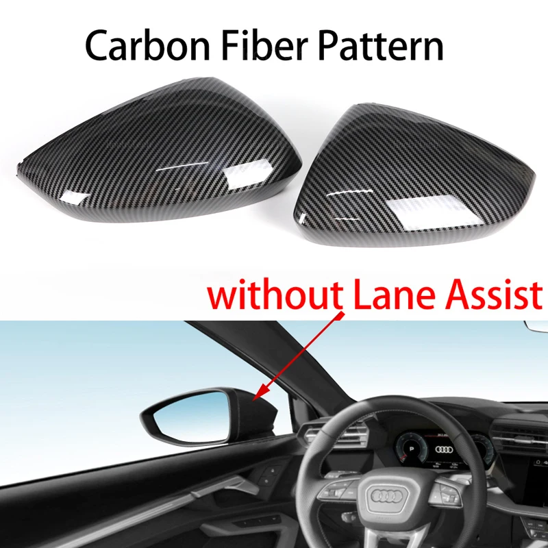 Cubiertas De Pejo Retrovisor Lateral De Reputo Para Audi 14-20 A3 14-19 S3 16-19 RS3 Tilo Forjado Fibra De Carbono Pick Blind Spot Assist - AliExprs