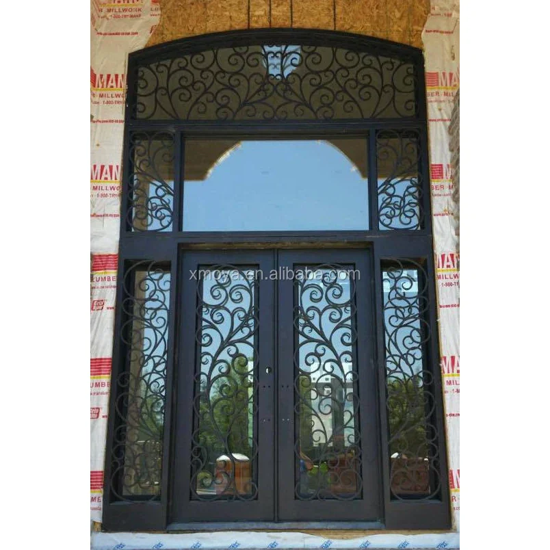 Entrance Door For Hotel Latest Iron Front Door Designs High Wrought Iron Entrance Door Design 3