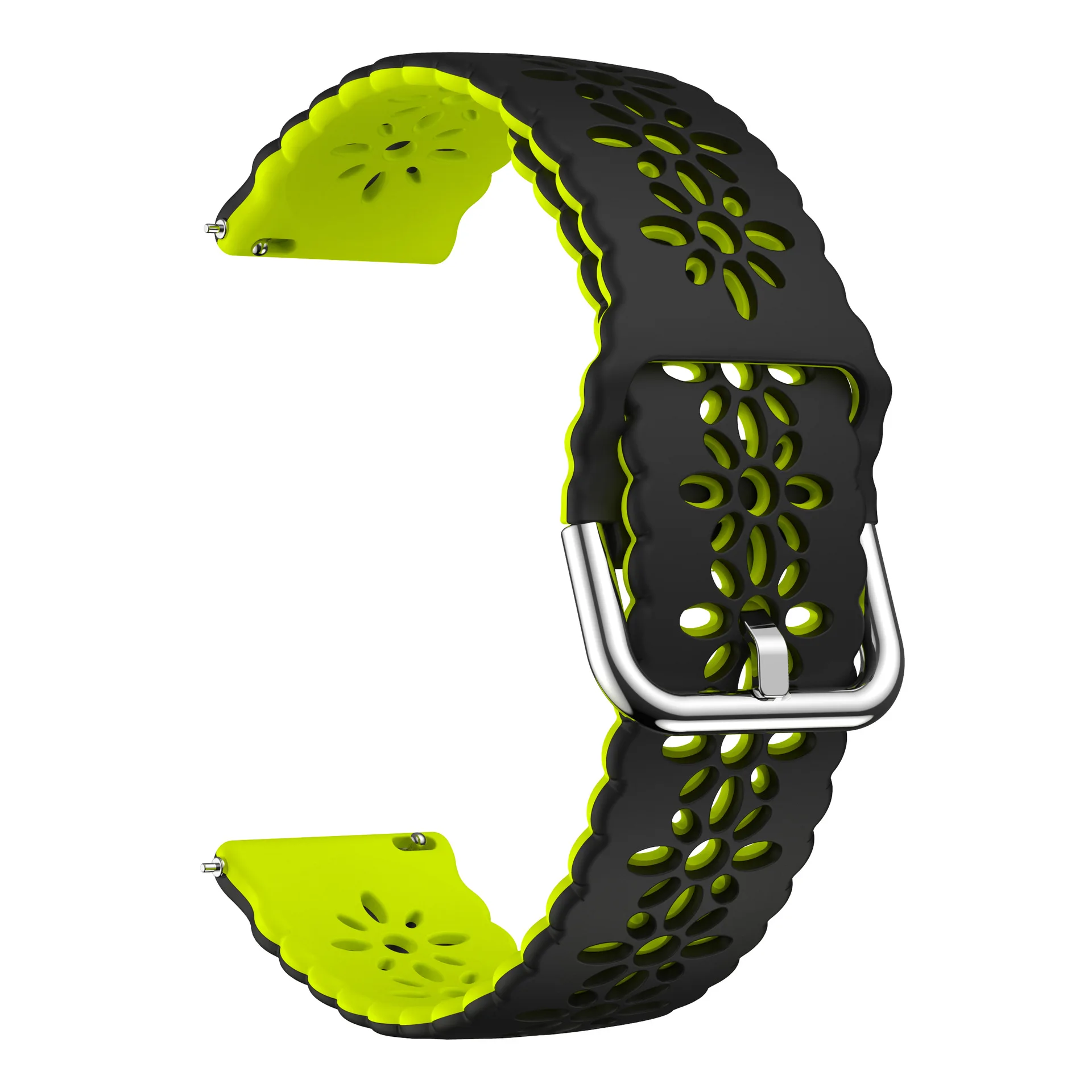 Durable Silicone Watch Band - 20mm/22mm, Multiple Colors