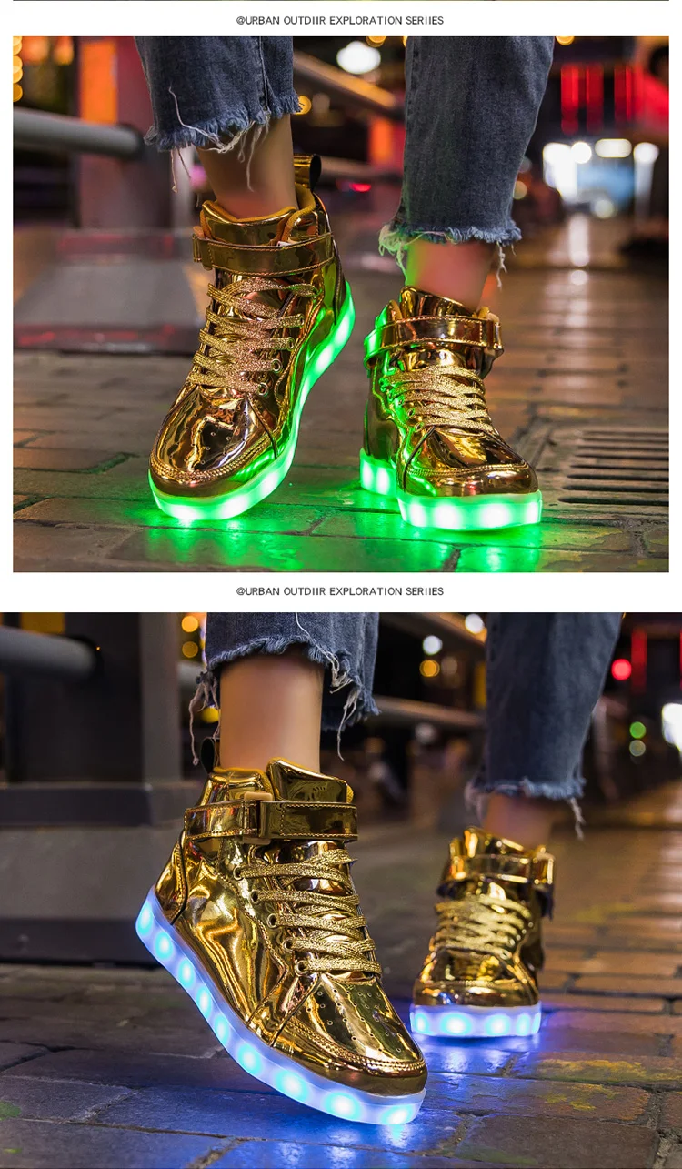 Luminous LED Light For Adults Men Women Children Boys And Girls Luminescent Sports Shoes Sizes 25-47_voghion.com