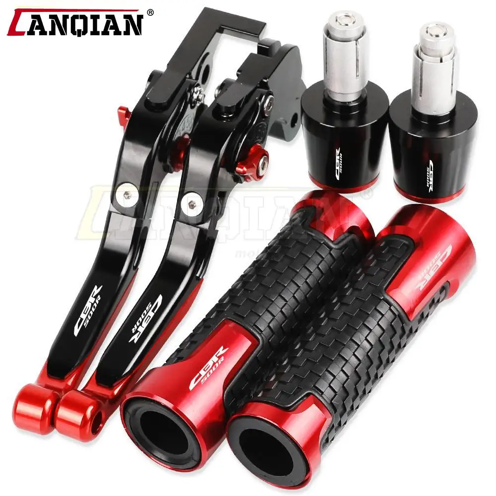

CBR 500R Motorcycle CNC Aluminum Brake Clutch Levers Handlebar Hand Grips Ends For HONDA CBR500R 2013 2014 2015 2016 2017 2018