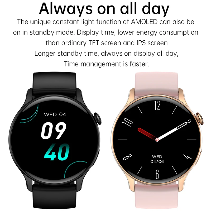 2020 ο Ʈ ġ  ȭ Smartwatch   2023 &1.43*466 AMOLED HD ȭ ׻ ÷ ð 