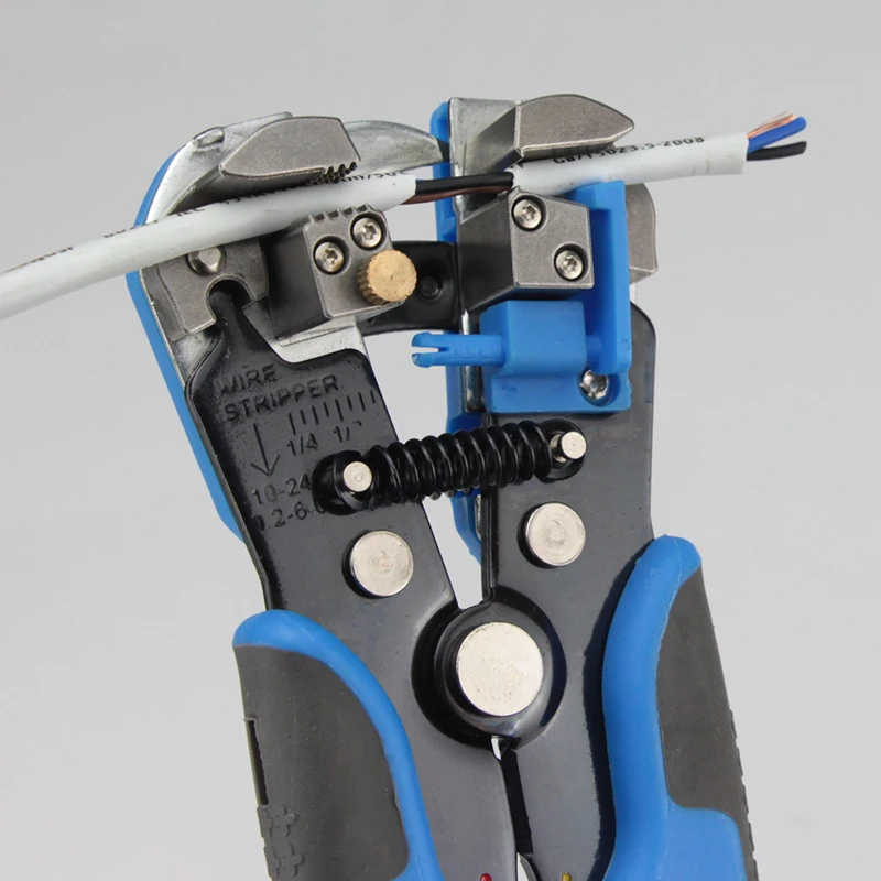SP-082 Multi-functional Wire Stripper Pliers 0.2-6mm Wire Crimping Tool Alloy Steel Professional Cable Stripper, wire stripper