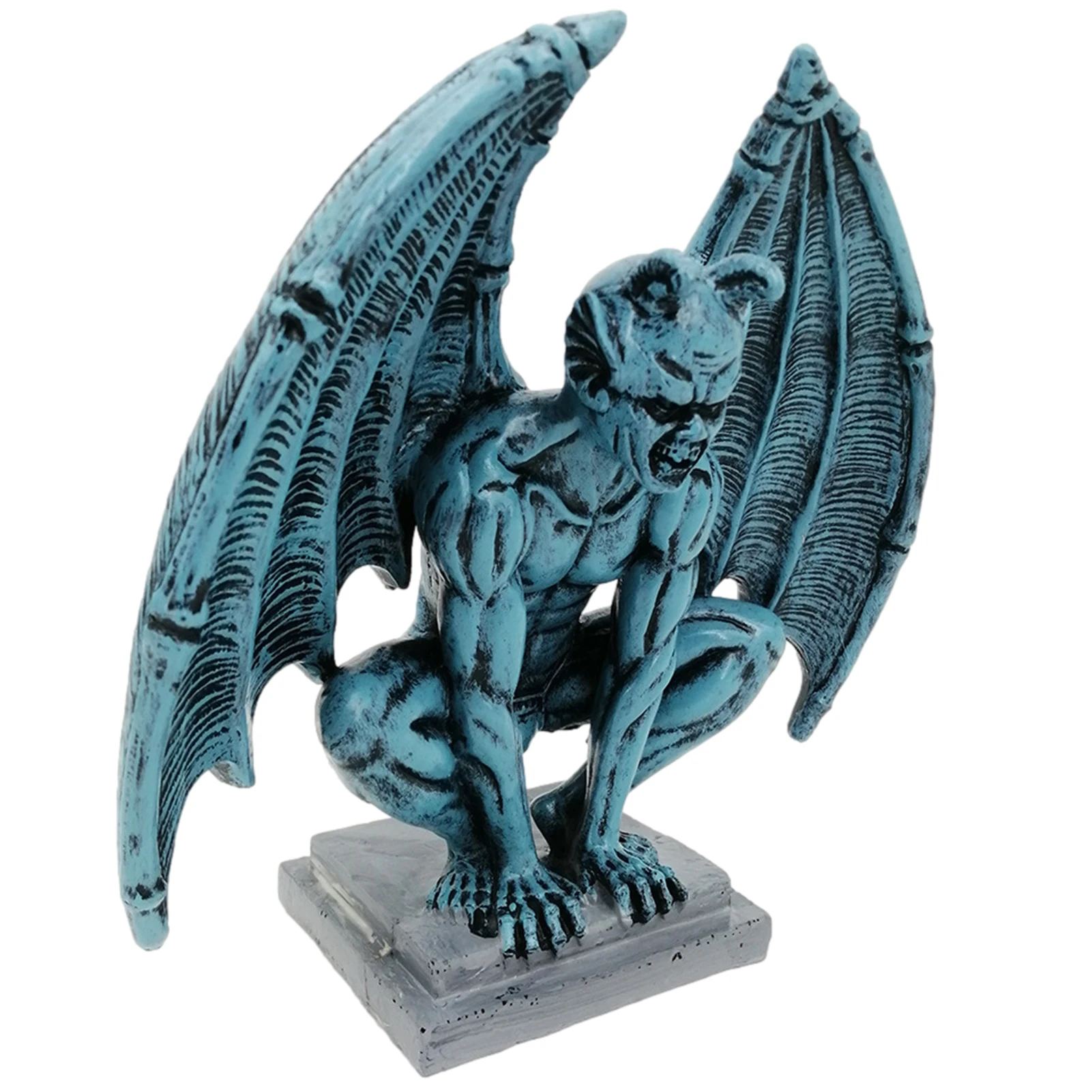 

Gargoyle Garden Statue Outdoor Resin Winged Gargoyle Decor With Hands On The Floor Home Decor Figurine Gothic Decoration