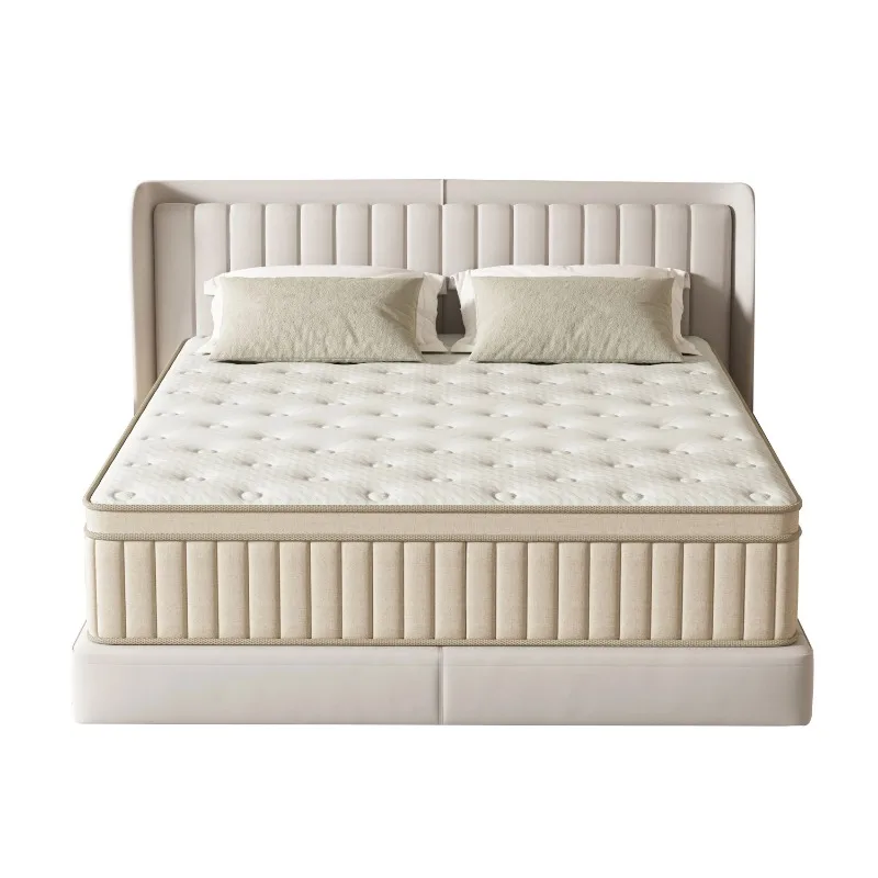Queen Mattress, 12 Inch Hybrid Gel Memory Foam Mattress with Individually Wrapped Pocket Coils, Medium Firm Support 6