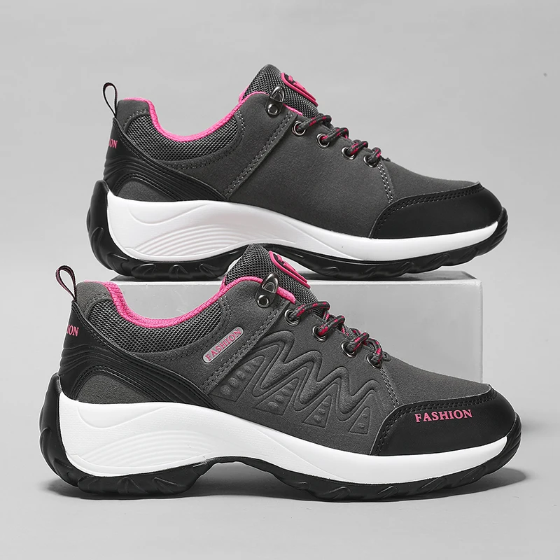 

Women Sneakers Lightweight Vulcanized Outdoor Thick Sole Anti Slip Casual Tennis Sports Mountaineering Shoes Zapatos Casuales