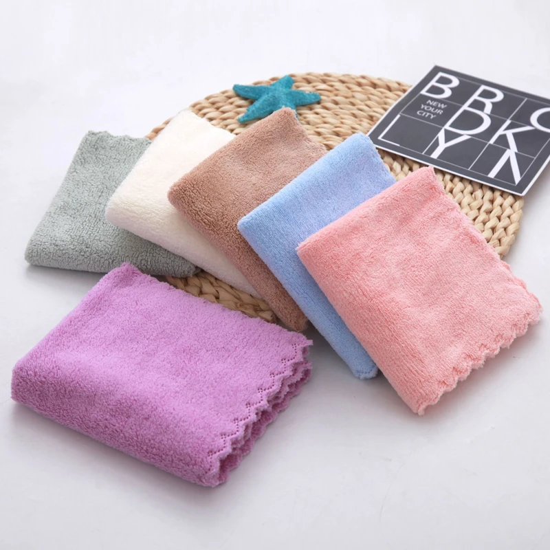 10Pcs Thickened Microfiber High-density Coral Fleece Towel Quick Dry Clean Face Soft Absorbent Towel 5 10Pcs Thickened Microfiber High-density Coral Fleece Towel Quick Dry Clean Face Soft Absorbent Towel 5