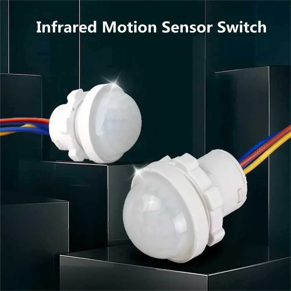 12V-24V-110V-220V-Home-Smart-Switch-LED-PIR-Infrared-Motion-Sensor-Auto ...