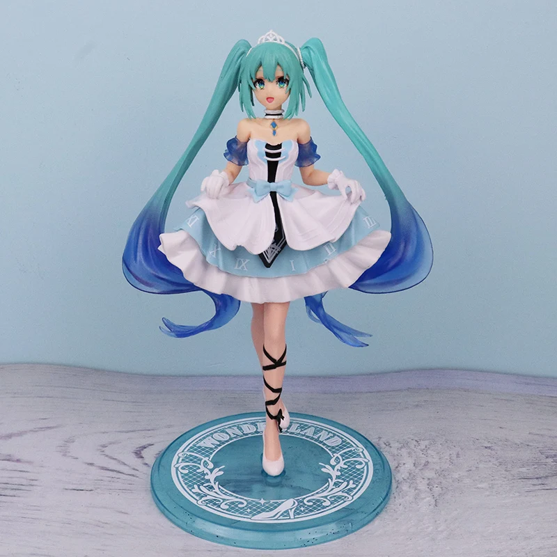 20Cm Anime Hatsune Miku Action Figure Cantante Virtuale Manga Figurine Cenerentola Hatsune Miku Pvc Kawaii Modello Regalo Di Natale