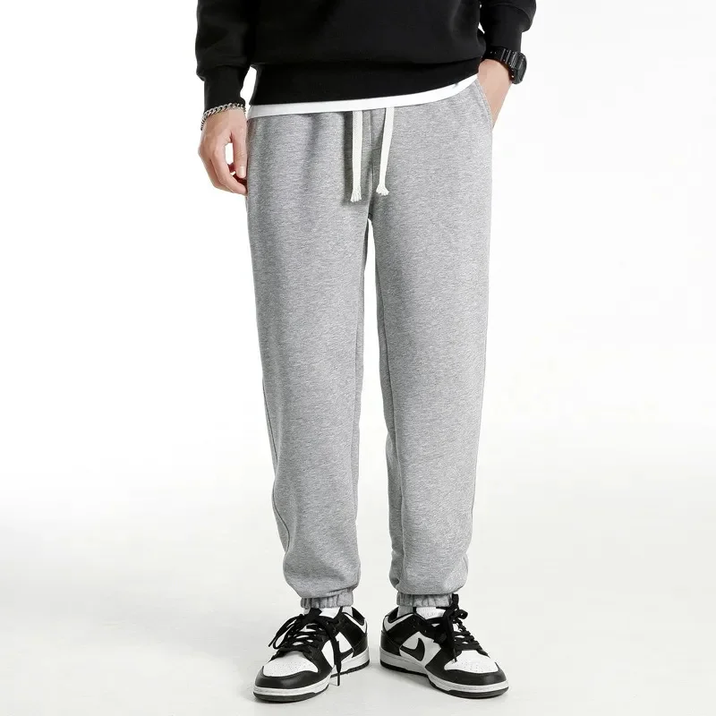 

Spring Autumn Men's Jogger Sweatpants Fashion Drawstring Streetwear Casual Baggy Trousers Male Cotton Loose Sports Pant 2023 New