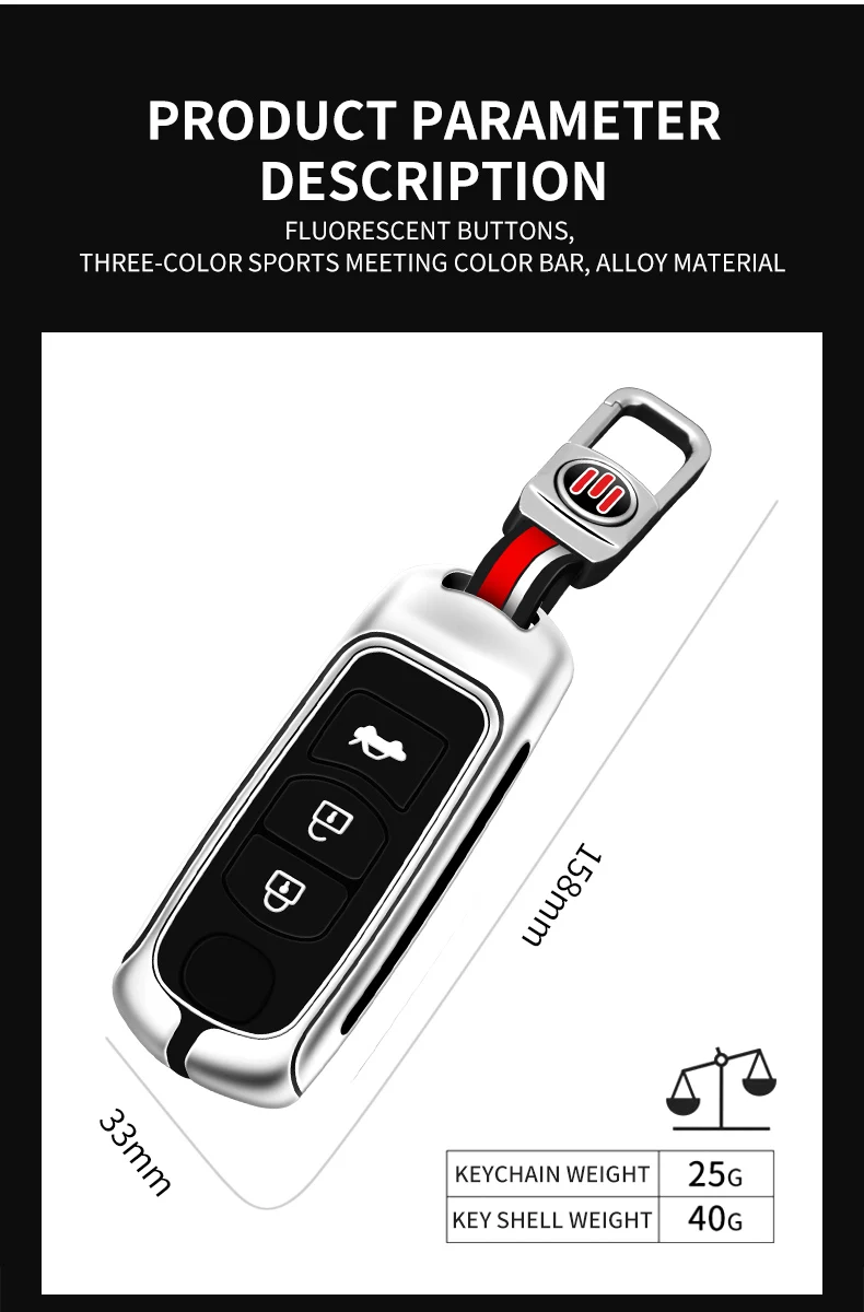 Alloy Metal Car Remote Key Case Cover Shell Fob For Mazda 2 3 5 6 Bl Bm Gj Atenza Axela Demio Cx-3 Cx3 Cx-5 Cx5 Cx7 Cx-9 Cx8 - - Racext™️ - - Racext 41