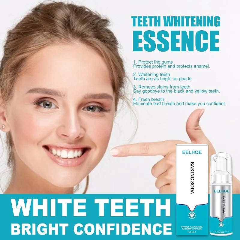 Teeth Whitening Mousse Toothpaste Deep Cleaning Dental Bleaching