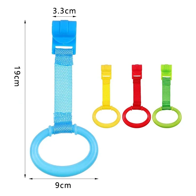 Baby toys 2/4pcs Pull Ring for Playpen Baby Crib Hooks General Use Hooks Baby Toys Pendants Bed Rings Hanging Ring Help Stand