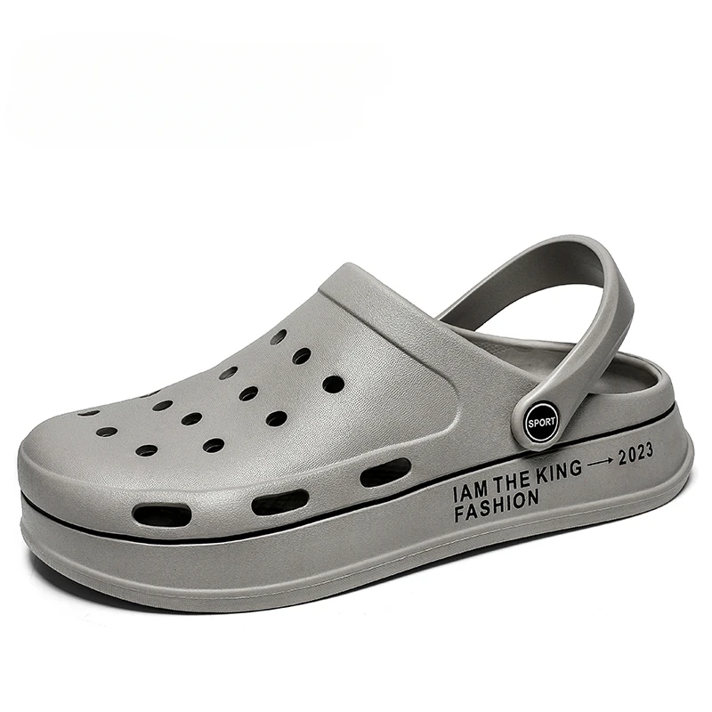 

Brand Garden Shoes Men's Summer Sandals Outdoors Garden Shoes Men Beach Shoe Breathable Casual Slides Soft Soled Loafers Sandals