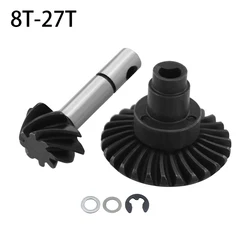Enhanced Heavy Duty Bevel Helical Overdrive Gear Set (8T 27T)