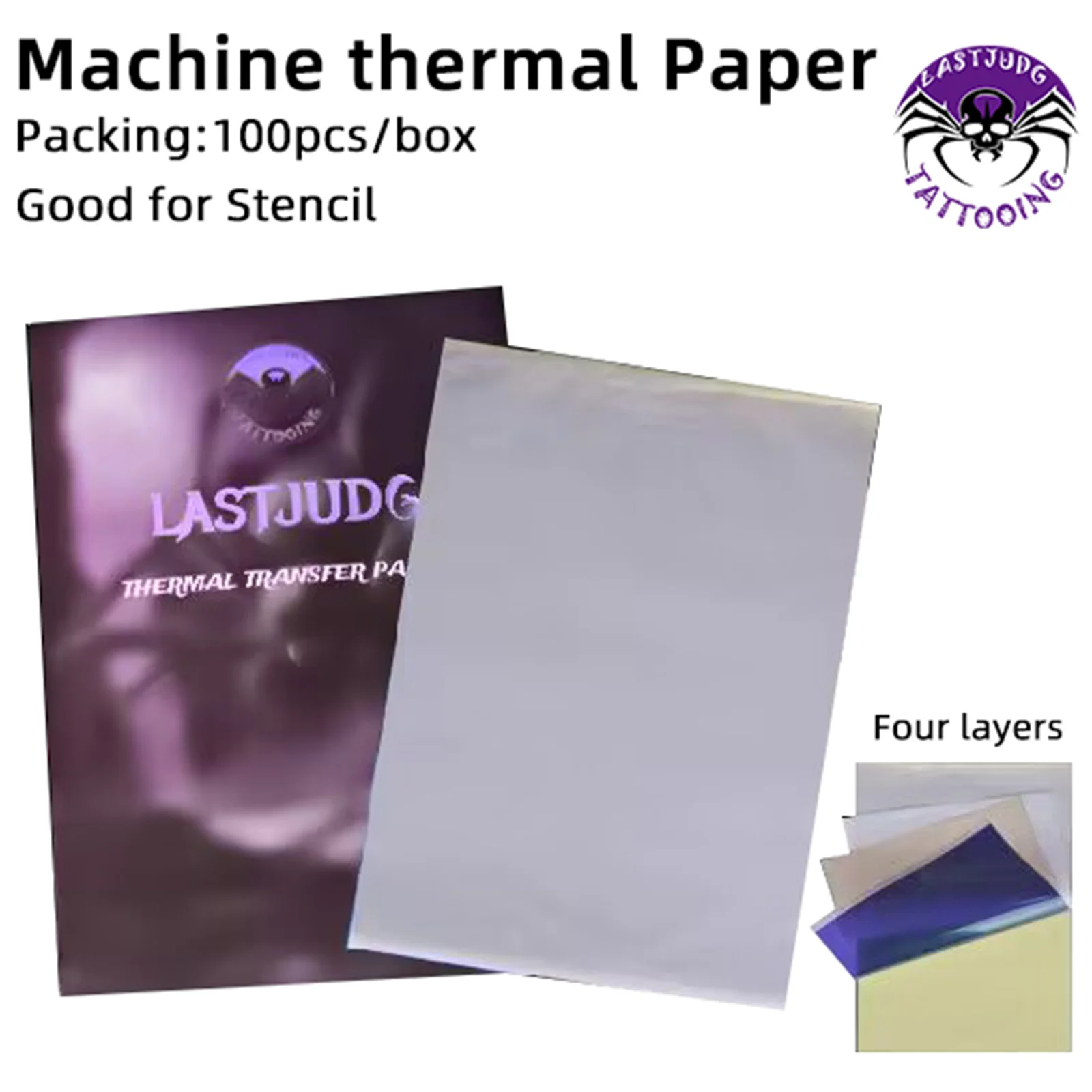 Tattoo Transfer Paper 100PCS A4 High-quality Thermal For Transfer Machine