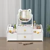 Makeup Organizer Large Capacity Cosmetic Storage Box Drawer Storage  Jewelry Box Desktop NailPolish Makeup Container With Mirror 2