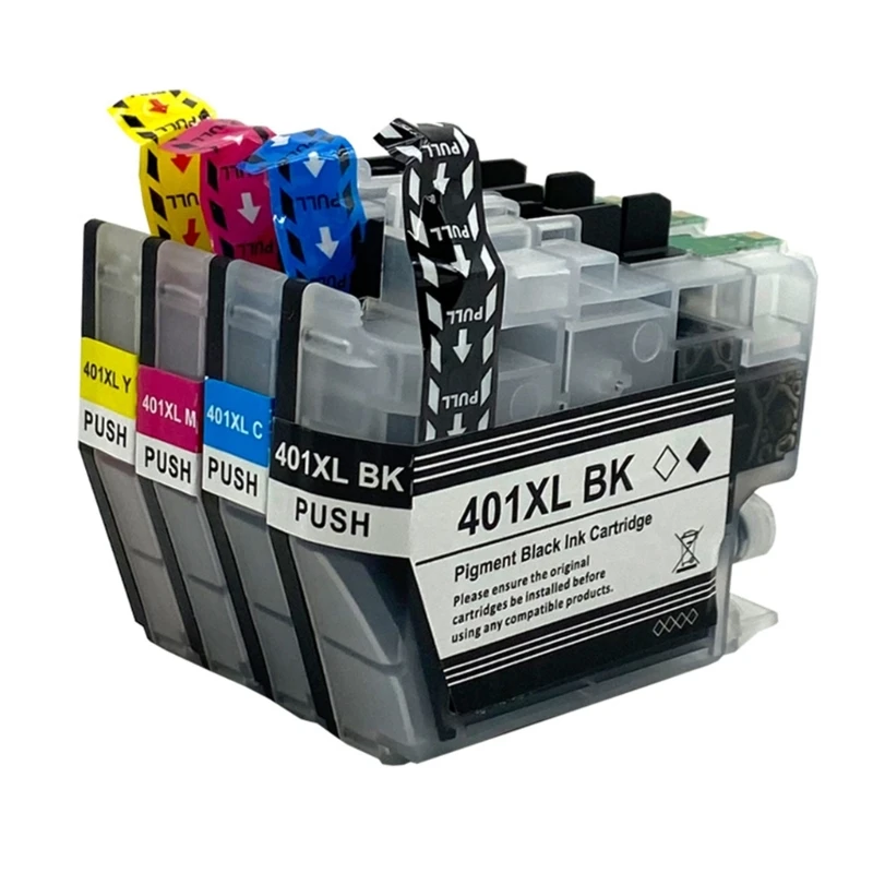 

4Color Cartridges for LC401XL MFCJ1010DW J1012DW J1170DW Printers Dropship