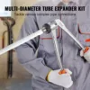 VEVOR Pipe Tube Expander Manual Hydraulic PEX Tubing Expanding with 3 Expansion Heads Pipe Cutter Tool for Copper Pipe Repairing 2