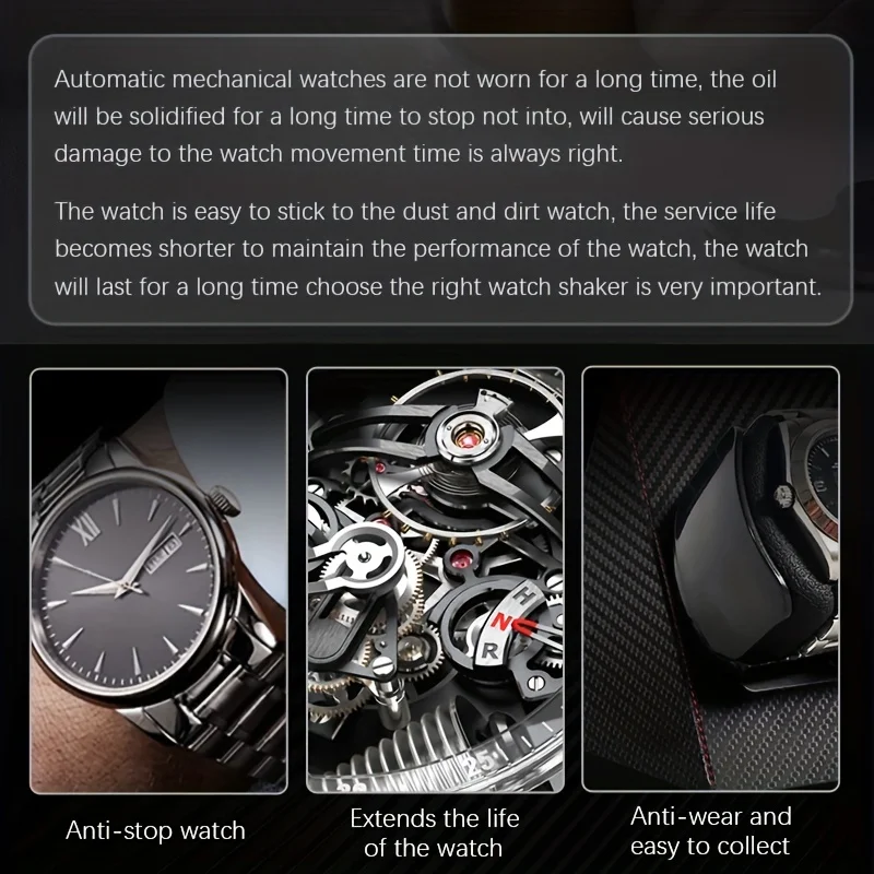 h 2点 ウォッチワインダー自動ダブルウォッチワインダー2つの静かなモーター