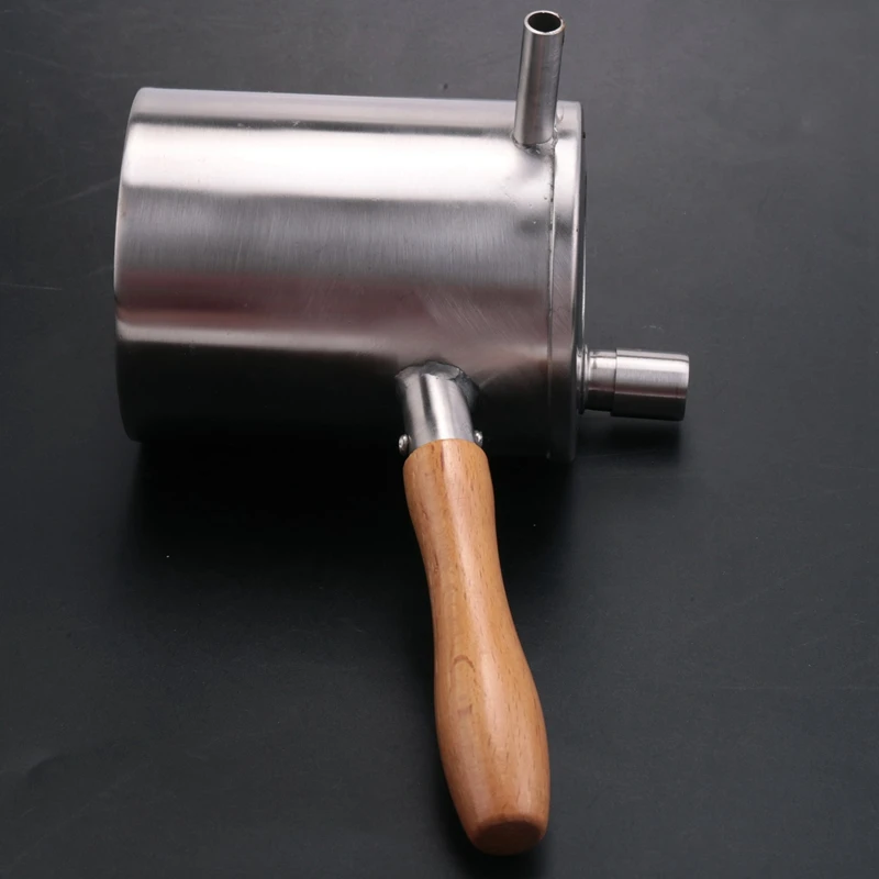 Pentolino Per Sciogliere Cera In Acciaio Inox – 350/600/1000 Ml – Manico Lungo – Per Candele, Saponi Fai Da Te, Latte O Caffè