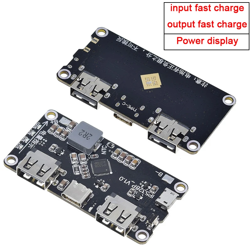 Ip5328p 5v 18 Watts Fast Charging Power Bank Module Type C Usb Twoway