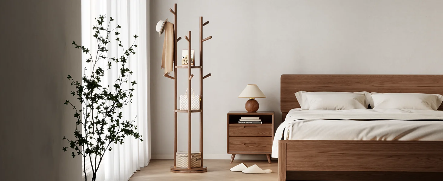 Bedroom coat rack