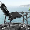 Portable Fishing Folding Portable Multi-Functional Lamp Lightweight Aluminum Alloy Table Seat Multi-Terrain Wild Fishing Chair 6
