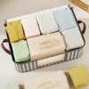 Visible Large Capacity Storage Box Portable Household Clothes Organizer With Handles Foldable Dustproof Quilt Zipper Container 4