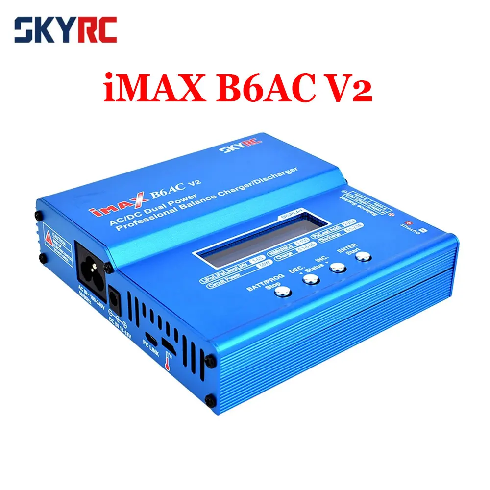 Chargeur intelligent SKYRC iMAX B6AC V2 50W 6A pour batteries RC LiPo LiFe NiMH