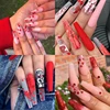 2g Holographic Nail Art Glitter Shiny Sweet Love Heart Flakes Sequins 3D Nails Paillette Manicure Valentine's Day Decorations 2