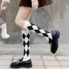 College Style Women Stockings Korean Japanese Style High School Girls Plaid Long Socks Stockings JK Lolita Girls Knee High Socks 1