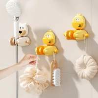 Shower Holder Suction Cup Bath Punch-free Showerhead Showerhead Shelving Shelf Organizer Bathroom Storage  Household Items 1