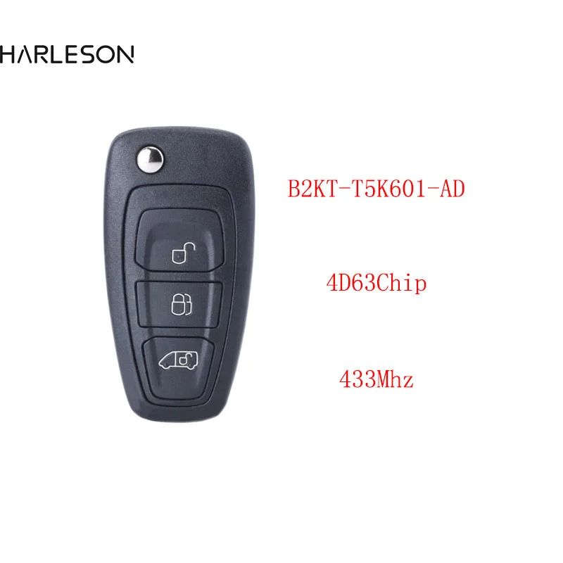 Remote Key BK2T-15K601-AA/ AB/ AC/AD 434MHz 4D63 Chip Aftermarket For Ford Tourne Transit /Transit Custom 2015 2016