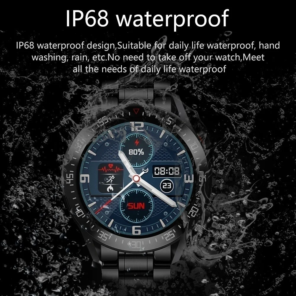   η ƿ  Smartwatch  ݼ  ϴ ̽ IP68  ƮϽ Ʈ ġ