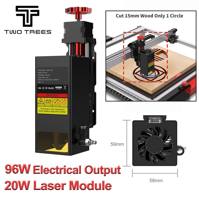 20W Laser Module for TTS Pro Series – TwoTrees Official Shop