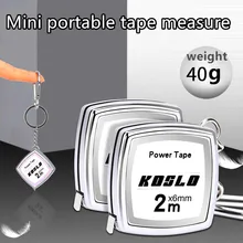 

2M Retractable Ruler Measure Tape Keychain Construction Tools Roulette Measuring Instruments Pocket Centimeter Woodworking