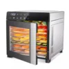 8-Tray Stainless Steel,600W with 4 Presets & Digital Timer for Jerky, Fruit, Herbs - Dishwasher Safe, BPA Free Food Dehydrator