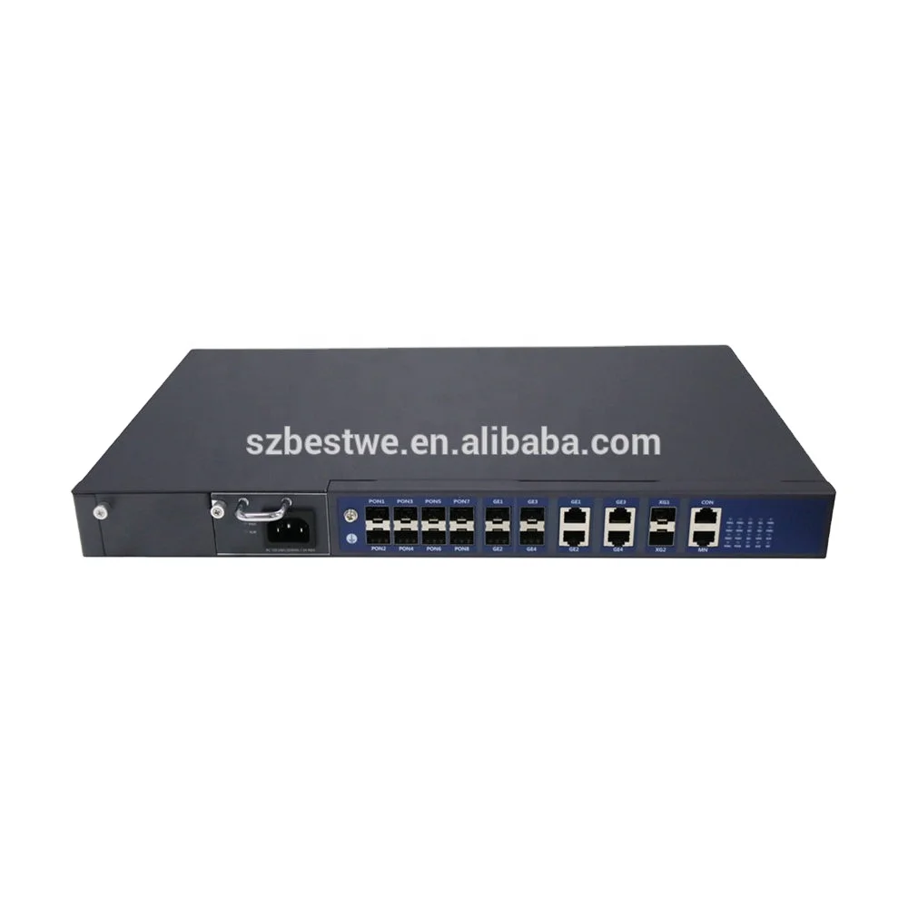 

8 Port Olt Gpon/Puertos OLT Fibra Optica GPON