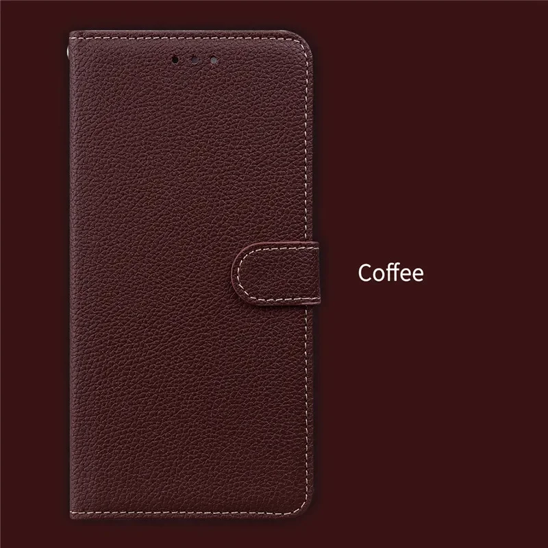 Matte Black Flip Wallet Phone Case - Premium Protective Cover