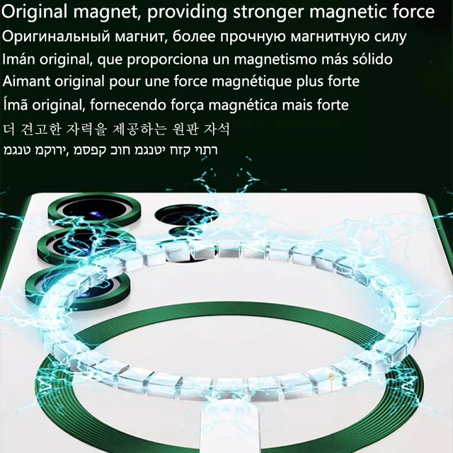 보호와 스타일을兼한 원판명품도금자성 실리콘 투명 폰케이스