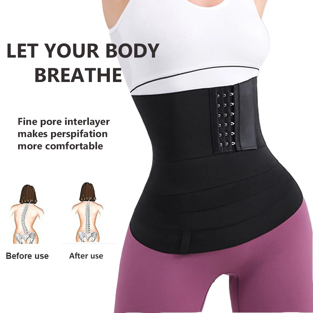 Shapewear & Fajas The Best Faja Girdle Fresh and Light Cincher Corset 3-Pos  Hooks Thermal Waist Molding Back And Abdominal Support-Body Briefer For